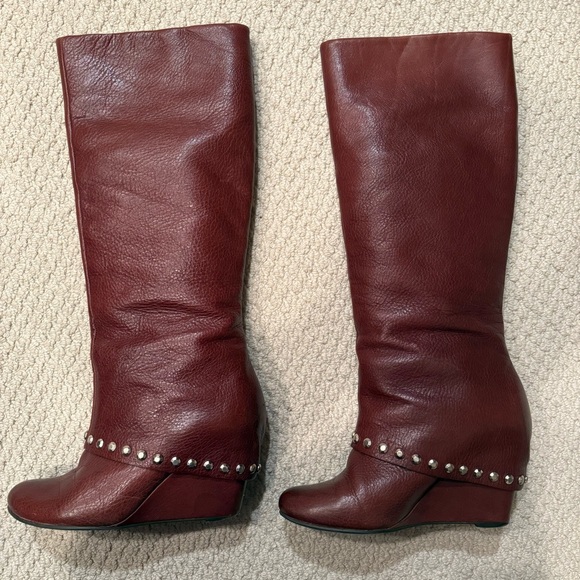 BCBGeneration Brown Leather Boots - Picture 5 of 12